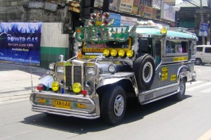 Jeepney in action